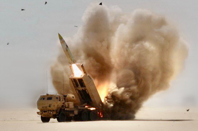 HIMARS missile strike in Middle East as tensions rise between Iran and Israel.