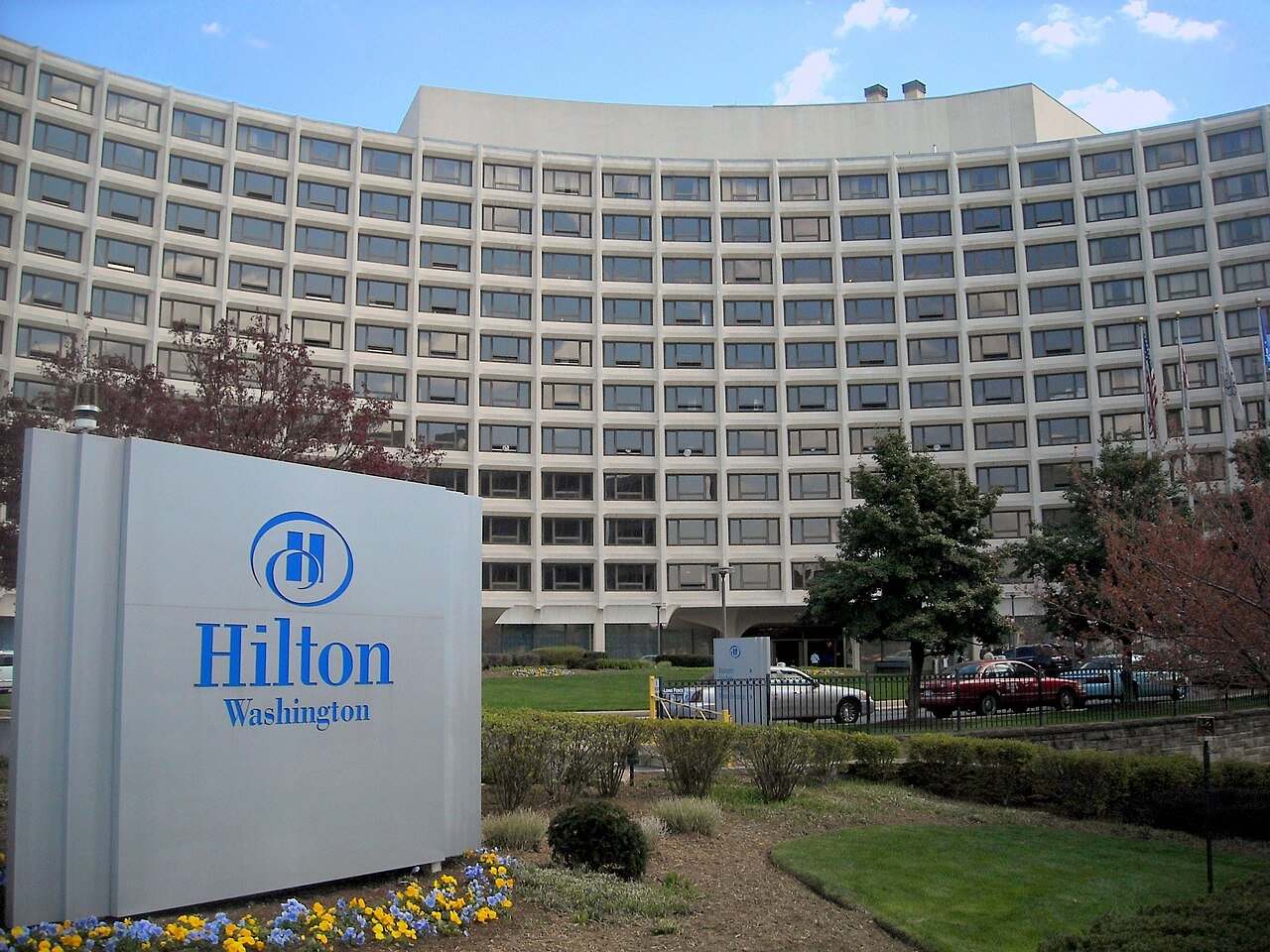 Washington Hilton Hotel in Washington DC where security incident occurred