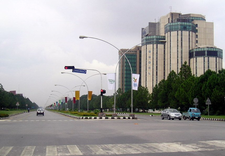 Jinnah Avenue in Islamabad, Pakistan, where potential US-Iran peace talks are being discussed